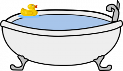 Bath Tub With Rubber Duck Clip Art at Clker.com - vector clip art ...