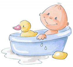 baby in tub.png | Babies, Baby cards and Clip art
