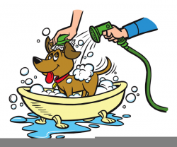 Dog Getting Bath Clipart | Free Images at Clker.com - vector clip ...