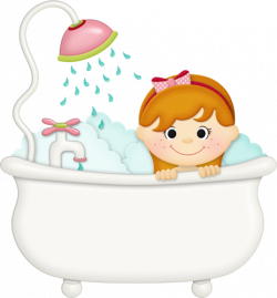 jss_squeakyclean_girl tub 2.png | Bath Time | Pinterest | Tubs, Clip ...