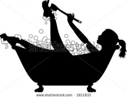 28+ Collection of Clawfoot Bathtub Clipart | High quality, free ...