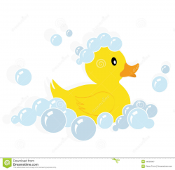 Rubber Duck Bath Clipart