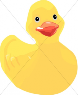Rubber Ducky Bath Toy | Religious Baby Clipart