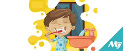 Beautiful Of Kids Cleaning Bathroom Clipart | Letters Format
