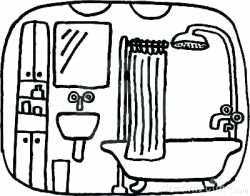 Collection of Bathroom clipart | Free download best Bathroom ...