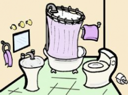 Bathroom Cartoon Clipart Kid (delightful Bathroom Clip Art #2 ...