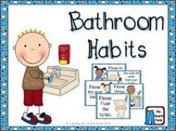 FREE Bathroom Visuals | Free, Classroom management and Kindergarten