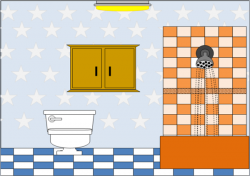 Bathroom 1 | Free Images at Clker.com - vector clip art online ...