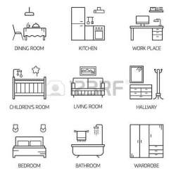 96+ Dining Room Clipart Black And White - Interior Dining Room Table ...