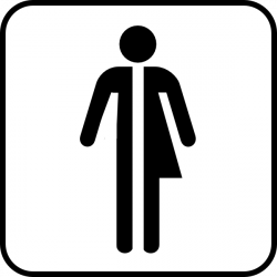 Unisex Bathroom Logo Clip Art at Clker.com - vector clip art online ...