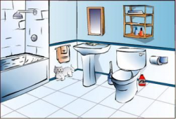 clean bathroom clipart - Google Search | La casa | Pinterest