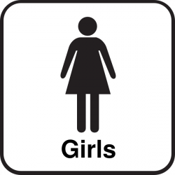 Bathroom Girls Sign Clip Art at Clker.com - vector clip art online ...