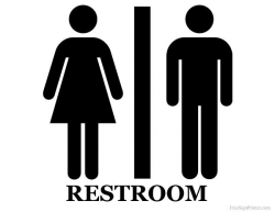 Printable Unisex Restroom Sign for bathroom at my home. | Doc ...
