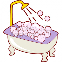 bubble bath clipart. Royalty-free clipart # 146718
