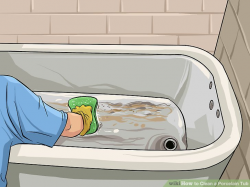 3 Ways to Clean a Porcelain Tub - wikiHow