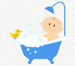Shower Bathtub Bathroom Infant Clip art - Bathing kids png download ...