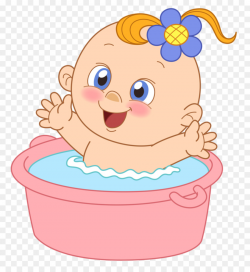 Infant Child Bathing Bathtub Clip art - baby png download - 1743 ...