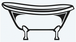 Bathtub Silhouette at GetDrawings.com | Free for personal use ...