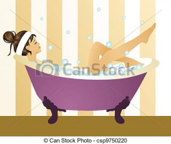 Bathtub clipart purple - Pencil and in color bathtub clipart purple