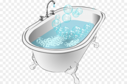 Bathtub Bubble bath Clip art - Bath png download - 600*599 - Free ...