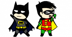 Chibi Batman and Robin by No-Aengel on DeviantArt