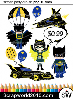 Batman boy, baloon, batgirl, superhero images clipart