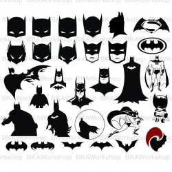 Batman svg - Batman silhouette svg - Batman vector - Batman digital ...