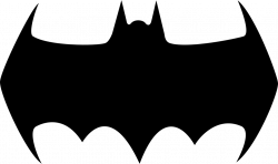 Batman Logo Silhouette at GetDrawings.com | Free for personal use ...