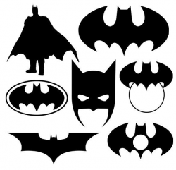 Batman svg silhouette pack Batman clipart digital download | crafts ...