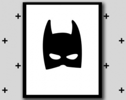 Printable batman superhero artwork superhero in training