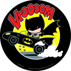 DC Comics Exclusive Batman on Batmobile Chibi Mouse Pad - San Diego ...