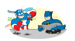 Captain America vs. The Batman by feisarmatic on DeviantArt