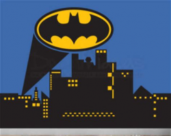 Batman Gotham City Wall Decal - Elitflat