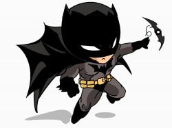 Batman Cartoon Drawing Batman Clipart Chibi - Pencil And In Color ...