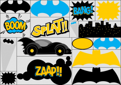 Batman Cute Clip Art. - Oh My Fiesta! for Geeks