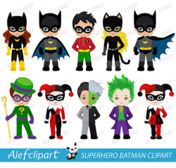 Clipart Superhero ,Digital Clipart, Superhero Clipart, Superhero ...