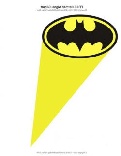 Free Superhero Printables - Bat Signal In The Sky Clipart, Lots Of ...