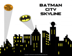 superhero+skyline+backdrop | Superhero Cityscape Clipart Superhero ...
