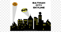Batman Superman Superhero Bat-Signal Clip art - Skyline Cliparts png ...