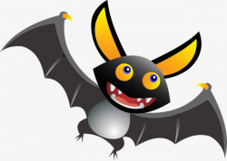 Bat Cartoon Characters, Cartoon, Bat, Character PNG Image and ...