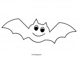 Bat Picture To Color – Fun for Christmas