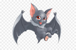 Bat Cartoon Clip art - Transparent Halloween Bat Cartoon PNG Clipart ...