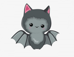 Kawaii Bat Monster, Halloween, Cute Monster, Bat PNG Image and ...