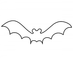 Free Bat Outline, Download Free Clip Art, Free Clip Art on Clipart ...
