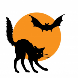 Halloween Clipart Cat Bat Free Stock Photo - Public Domain ...