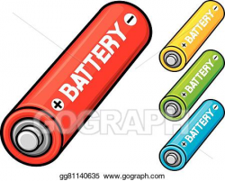 Vector Stock - Aa batteries. Clipart Illustration gg81140635 - GoGraph