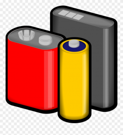Batteries Clipart Electric Battery Nine-volt Battery ...
