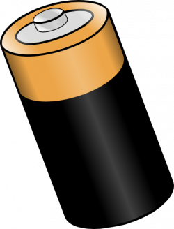 D Cell Battery Clipart
