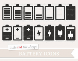 Battery Clipart, Batteries Clip Art Electric Electrical Toy Science ...