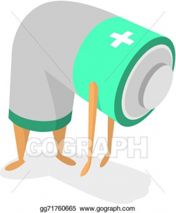 Vector Art - Tired battery with no energy. EPS clipart gg71760665 ...